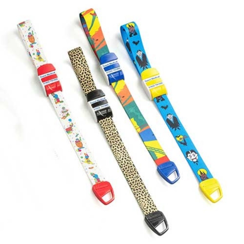 Stasebånd / Tourniquets med 'quick-release' – kulørt design