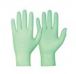 Handske Nitril pudderfri med AloeVera, grønne, 100 Stk.